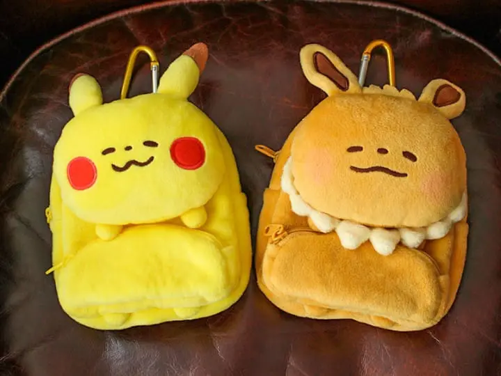 迷你背包收納袋 Pokémon Yurutto 皮卡丘/伊布