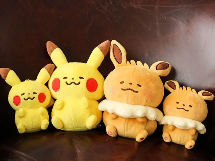 Pokémon Yurutto 皮卡丘 伊布娃娃