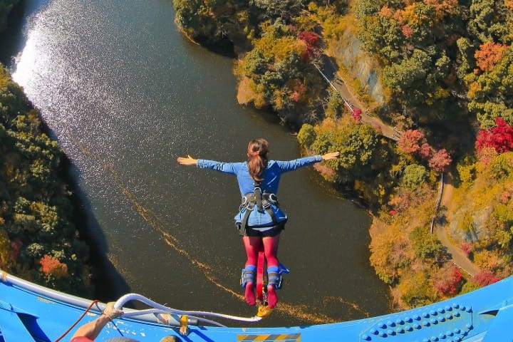 Bungee Among Ibaraki's Fall Colors! An Exciting Day Trip From Tokyo