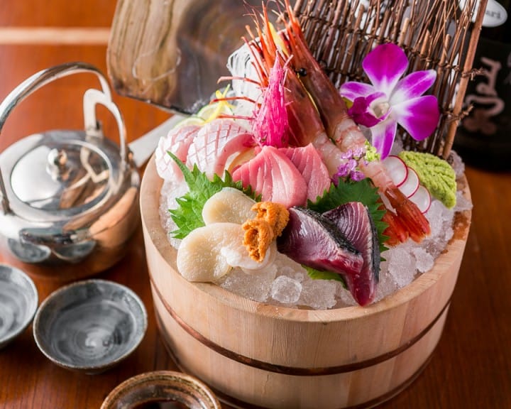 五種鮮魚檜木桶盛 分福