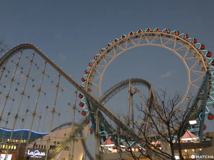 “ดูไฟในเมืองบวกเครื่องเล่น” ที่ Tokyo Dome City