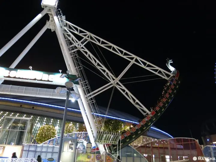 “ดูไฟในเมืองบวกเครื่องเล่น” ที่ Tokyo Dome City