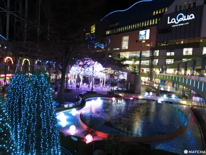 “ดูไฟในเมืองบวกเครื่องเล่น” ที่ Tokyo Dome City