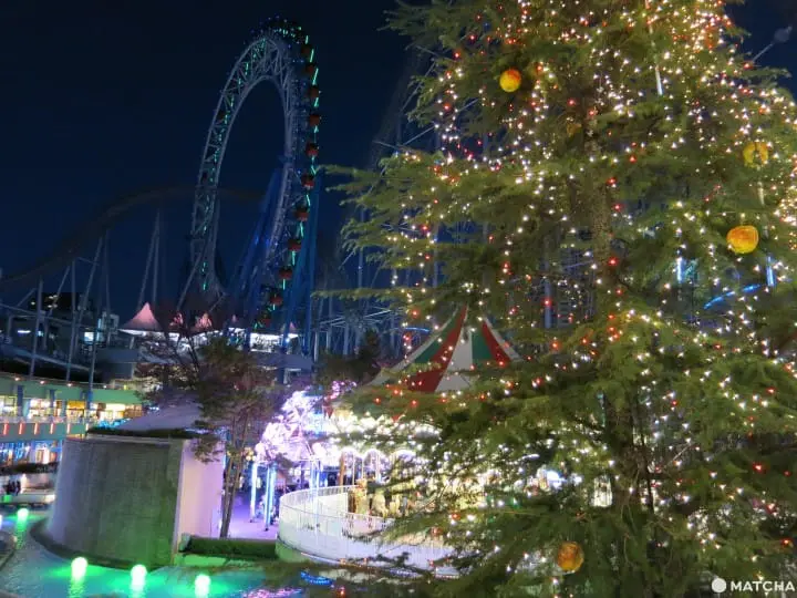 “ดูไฟในเมืองบวกเครื่องเล่น” ที่ Tokyo Dome City