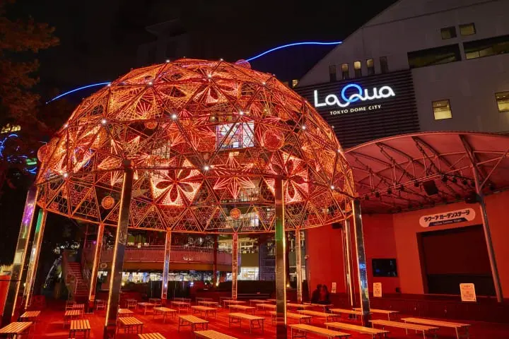 “ดูไฟในเมืองบวกเครื่องเล่น” ที่ Tokyo Dome City