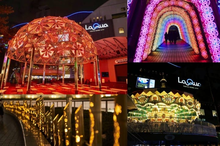 ดูไฟประดับพร้อมเล่นสวนสนุกกลางโตเกียวที่ Tokyo Dome City