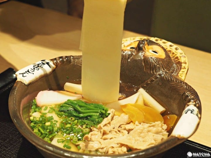 银座美食 宽五公分乌冬面吃过没 日本冠军百年花山乌冬面 Matcha 日本旅游网络杂志