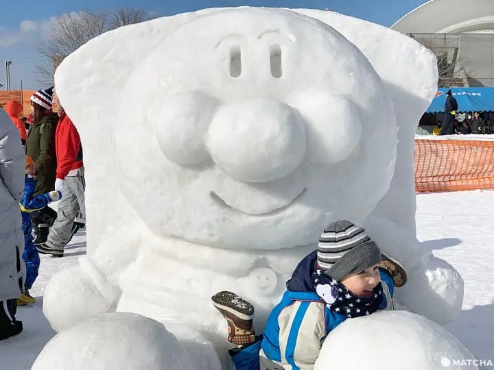 苫小牧冰雪祭スケート祭り麵包超人