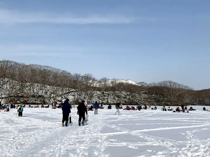 支笏湖冰濤祭錦大沼公園釣公魚