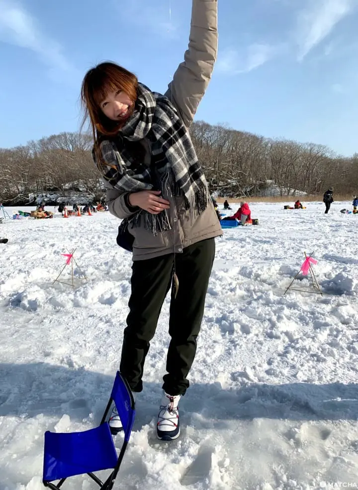 錦大沼公園釣公魚