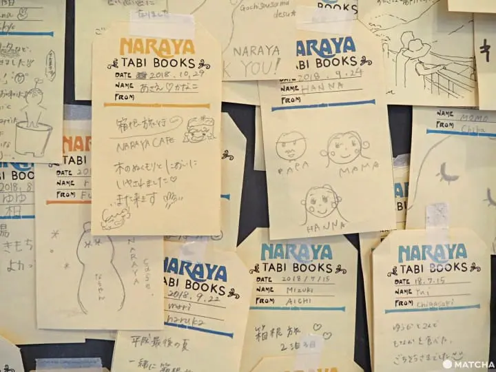 ならやカフェ便條紙