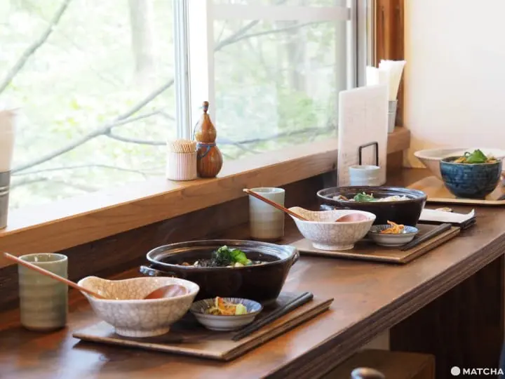 宮ノ下森食堂メシ景色