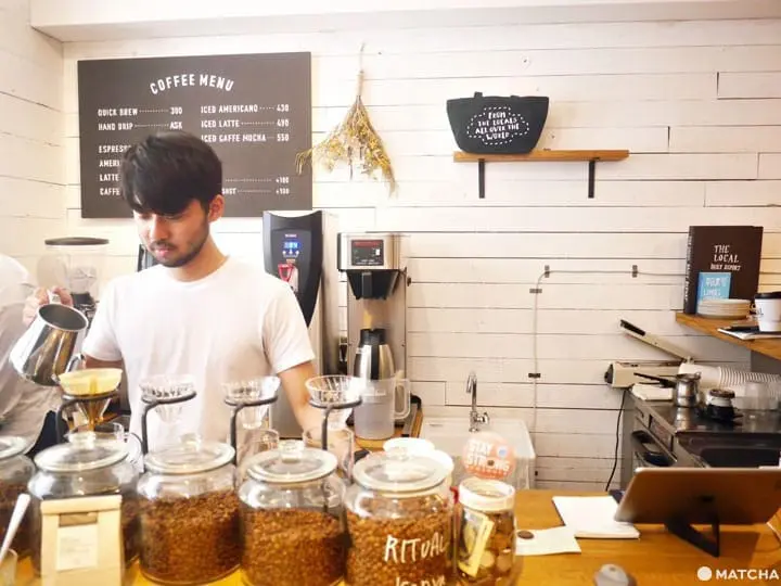 The local coffee stand