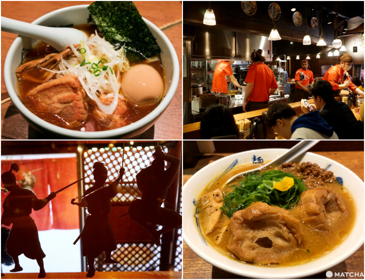Menya Musashi ramen in Shinjuku