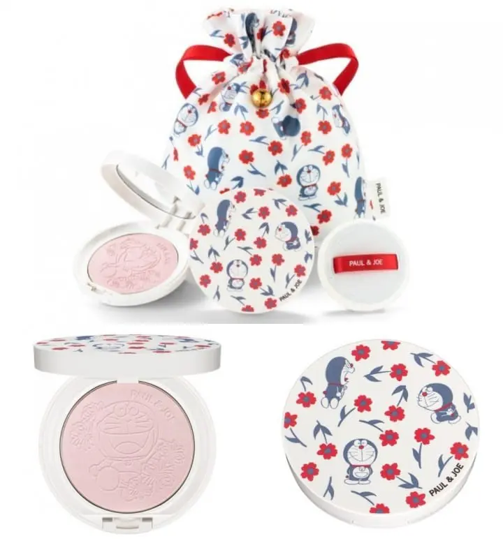 แต่งสวยด้วยความน่ารัก! กับลิปและแป้ง PAUL & JOE ลายโดราเอม่อน