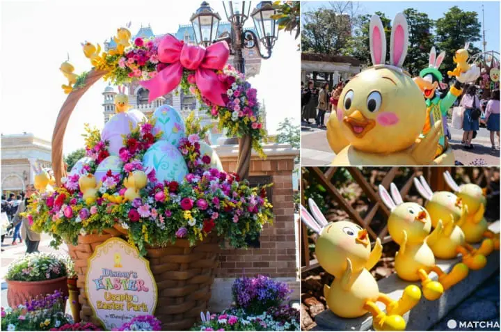 迪士尼園區內的「兔耳小雞」