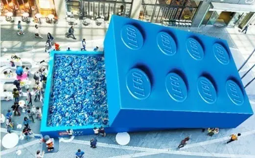 ไปพุ่งตัวลงสระตัวต่อ LEGO ในงาน LEGO PARK 2019 ที่โยโกฮาม่า