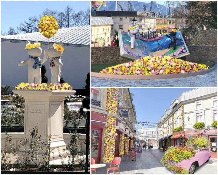 ชมดอกไม้แสนสวยกันฟรีๆ ที่ Lisa & Gaspard Town ณ ฟูจิคิวไฮแลนด์