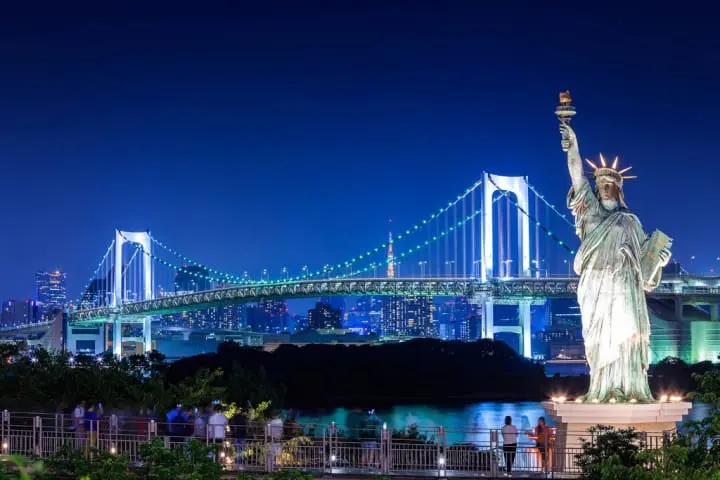 台場 自由女神 彩虹橋