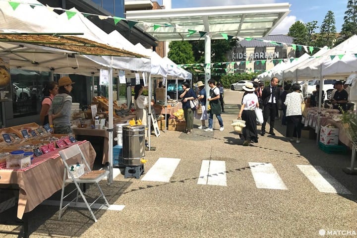 都市中的戶外市場!伴隨書香與蔬果香甜的代官山朝市