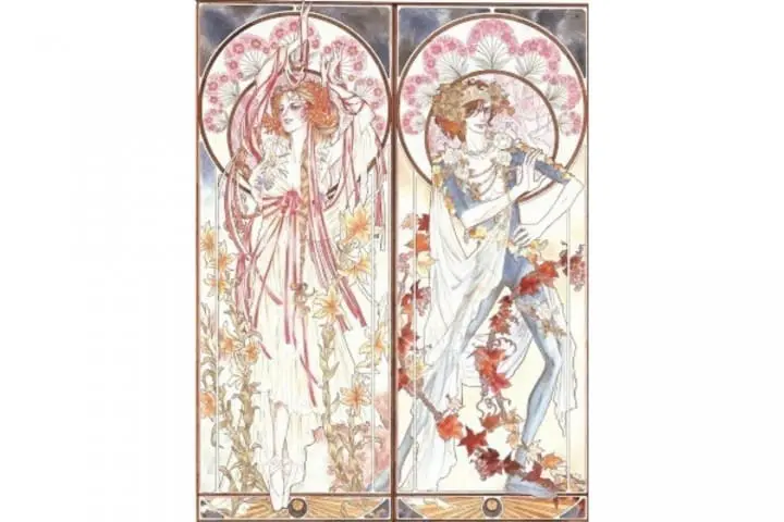 นิทรรศการมูชา Mucha to Manga ที่ Bunkamura ชิบูย่า