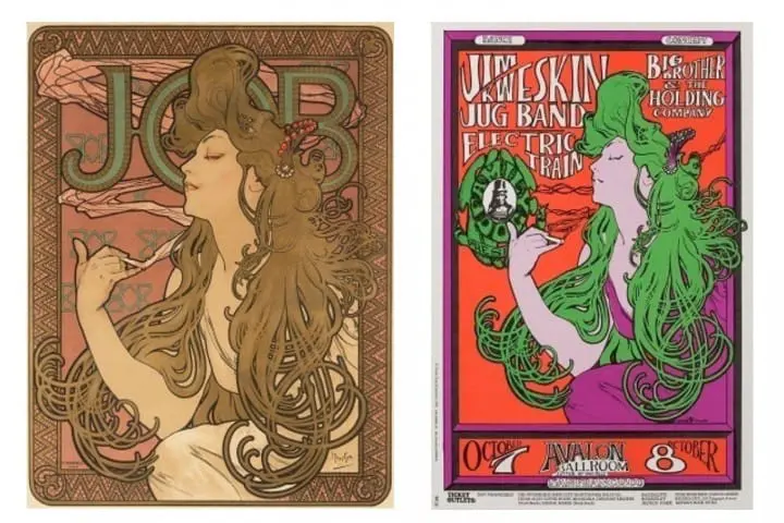 นิทรรศการมูชา Mucha to Manga ที่ Bunkamura ชิบูย่า