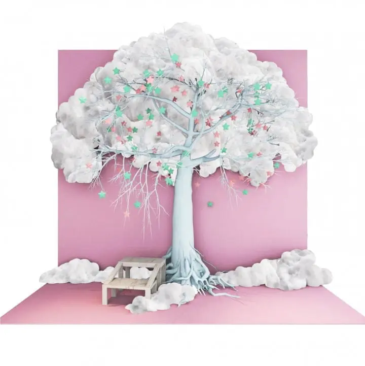 ท่องโลกดวงดาว ถ่ายรูปแสนสวยกับกีกี้ ลาล่า (Little Twin Stars) ที่โอโมเตะซันโดะกัน!