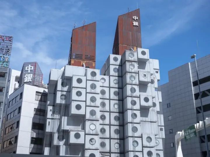 东京新桥中银胶囊塔