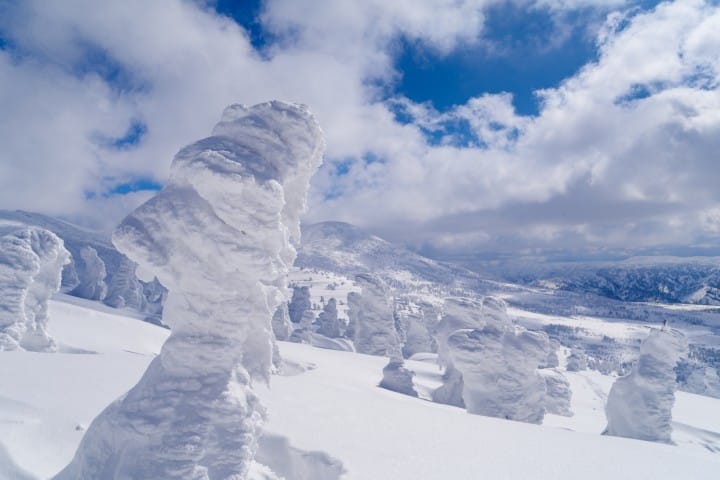 hakkoda mountains' frost trees