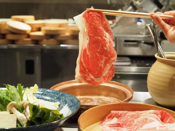 和牛涮涮鍋山笑ふ 牛肉