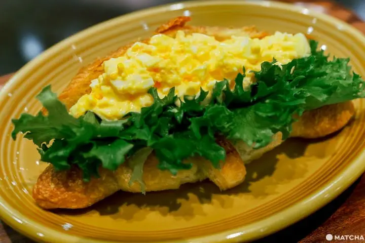 三日月屋CAFE 博多站店_可頌三明治