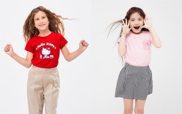 HELLO KITTY 45th Anniversary T-Shirts At UNIQLO