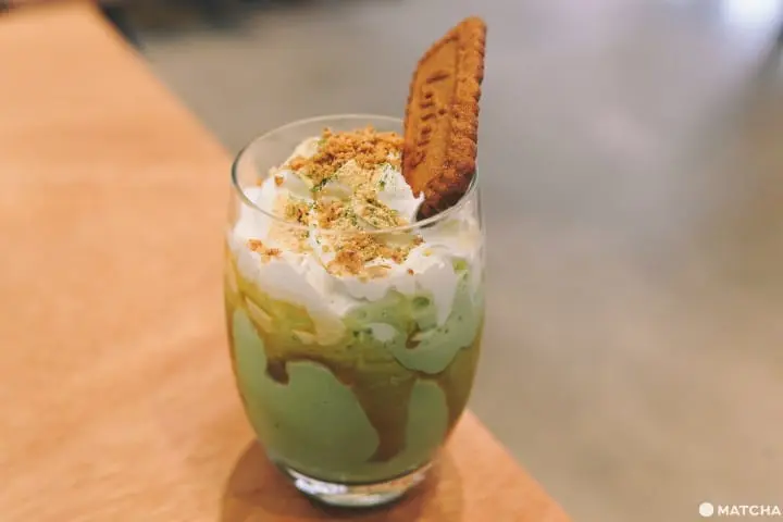 麵包屋六角堂咖啡_パン屋むつか堂カフェ_八女抹茶泡沫奶昔