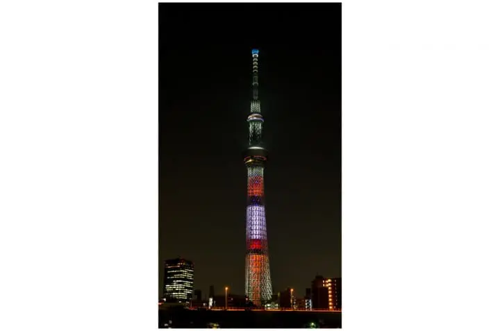 【東京晴空塔】TOKYO SKYTREE - snoopy特別點燈