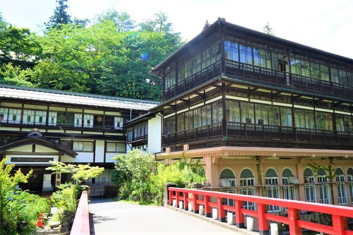 Shima Onsen view
