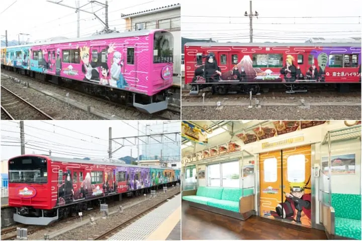 富士急樂園_火影忍者_NARUTO×BORUTO 富士木葉忍者村_彩繪電車