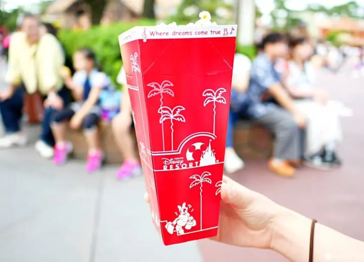 Popcorn at Tokyo Disneyland