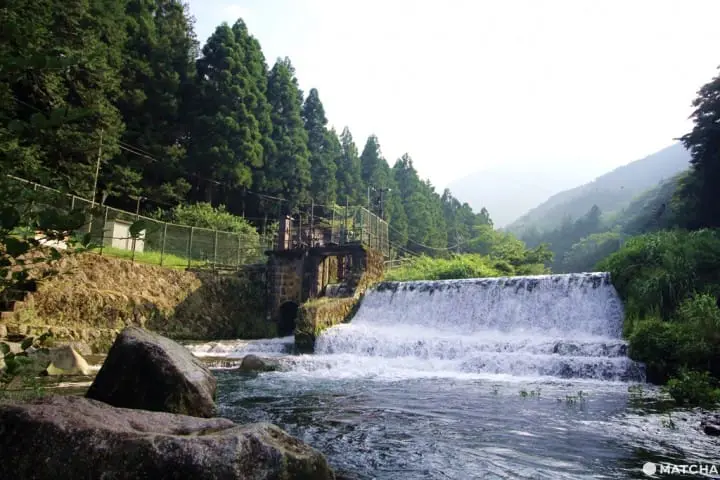【神奈川縣】箱根舊街道-畑宿發電所小瀑布