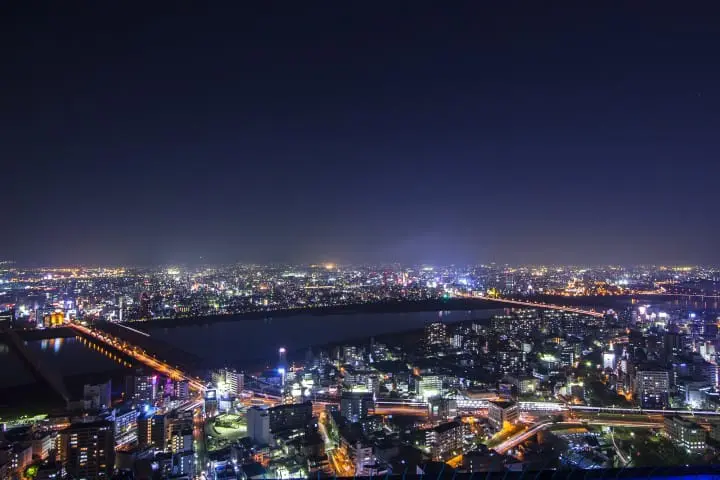 Umeda Sky Building at night