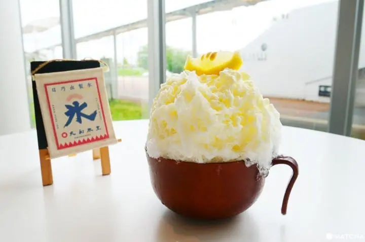 奈良の氷屋ヒノデさん冰