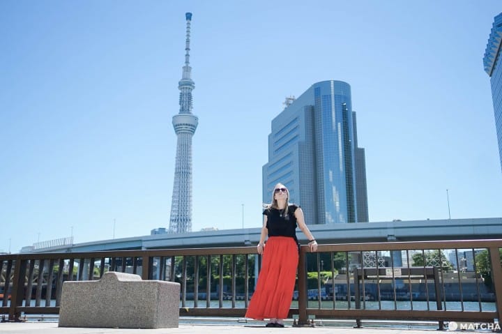 Tokyo Skytree seen from Asakusa