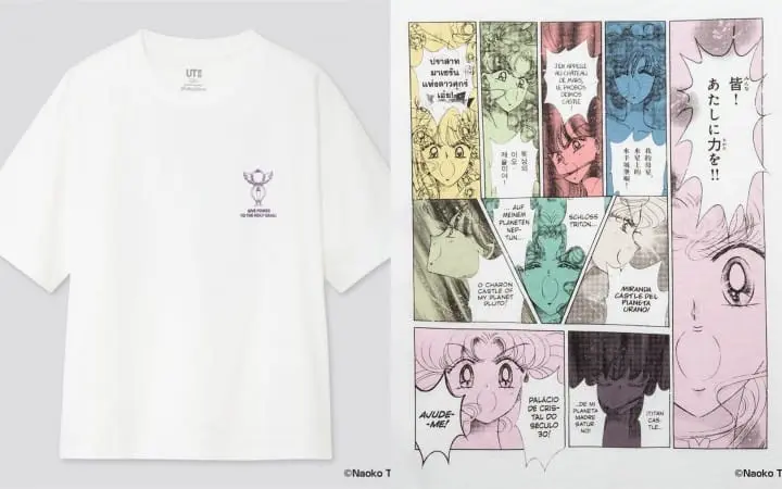 Sailor Moon x UNIQLO - Popular Comic Images On Eight Different Shirts