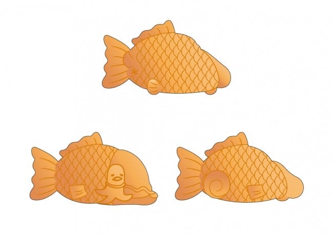 セガのたい焼き サンリオキャラコラボ