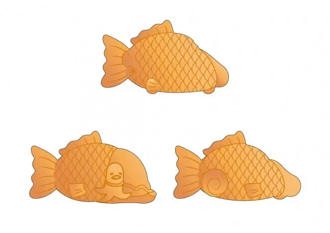 セガのたい焼き サンリオキャラコラボ