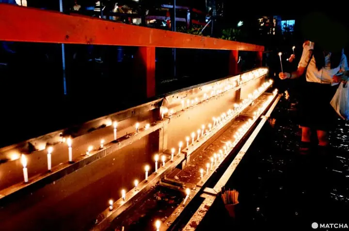 御手洗祭獻祭蠟燭