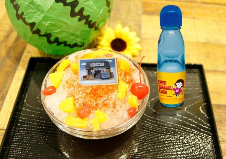 小丸子弹珠汽水与剉冰的清凉套餐