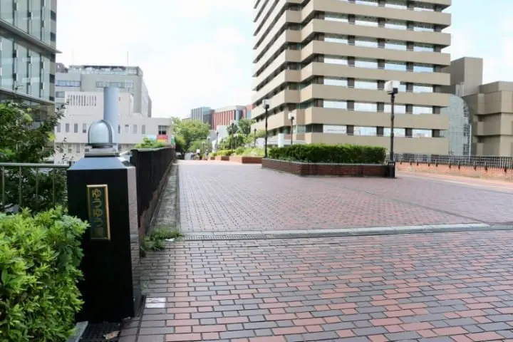 母の志穂と話しながら歩くシーン