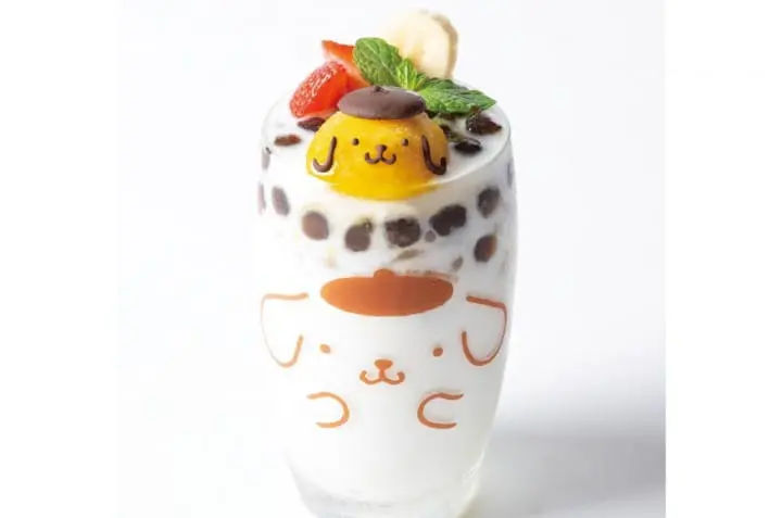 布丁狗限定主題咖啡甜點