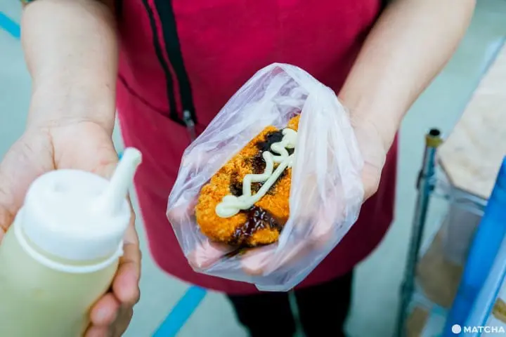 石垣島美食_知念商會_炸雞里肌飯糰