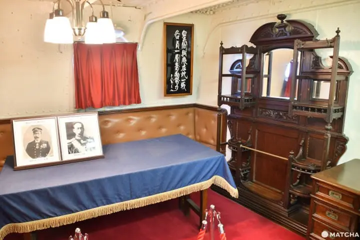 三笠號紀念艦內部船艙